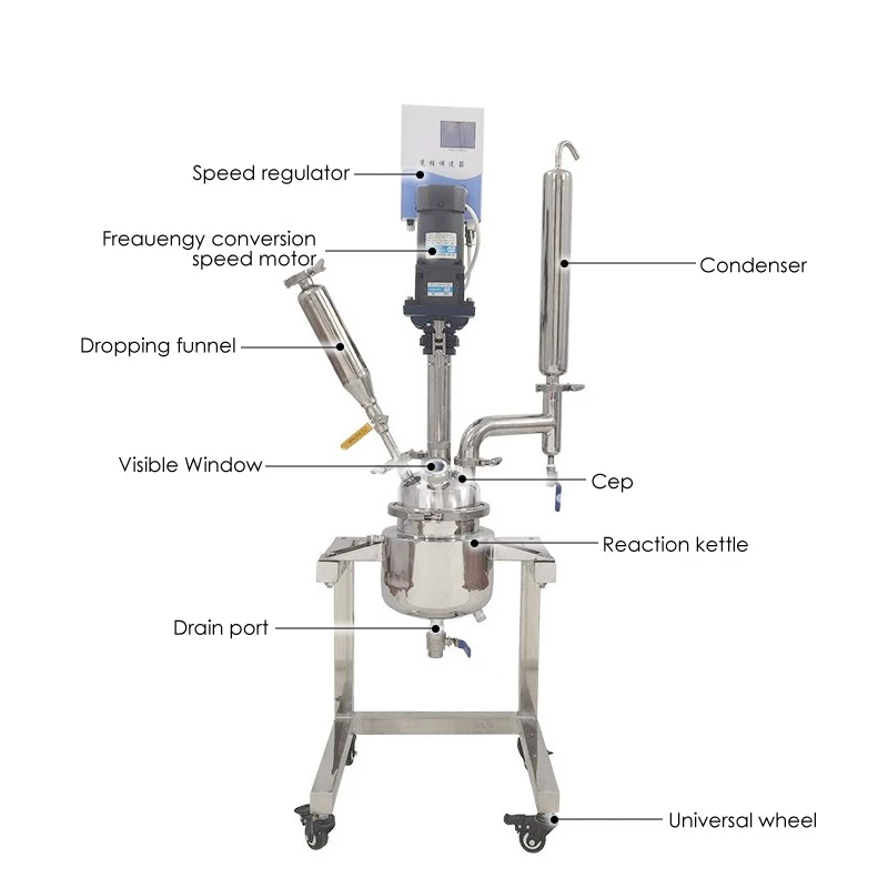 1-5L STAINLESS STEEL REACTOR 1-5L STAINLESS STEEL REACTOR